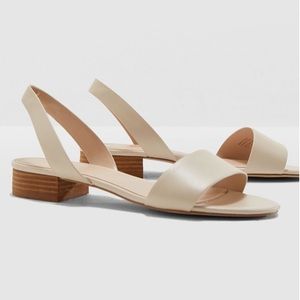 Aldo Block Heel Slingback Sandals